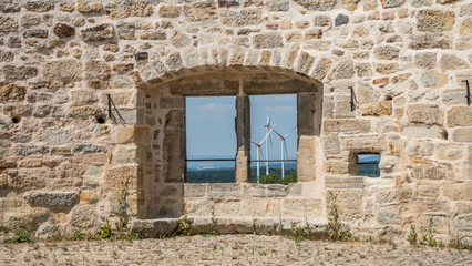 Wall Mural - Burg Herzberg , eine historische Festungsanlage in Hessen