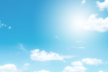 Wall Mural - Clouds sky with gradient pastel color use for abstract background.