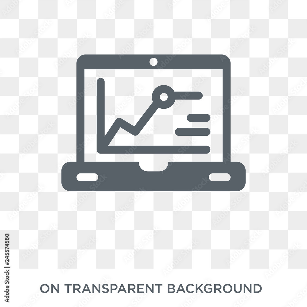 Dashboard icon. Trendy flat vector Dashboard icon on transparent background from Business and analytics collection. High quality filled Dashboard symbol use for web and mobile