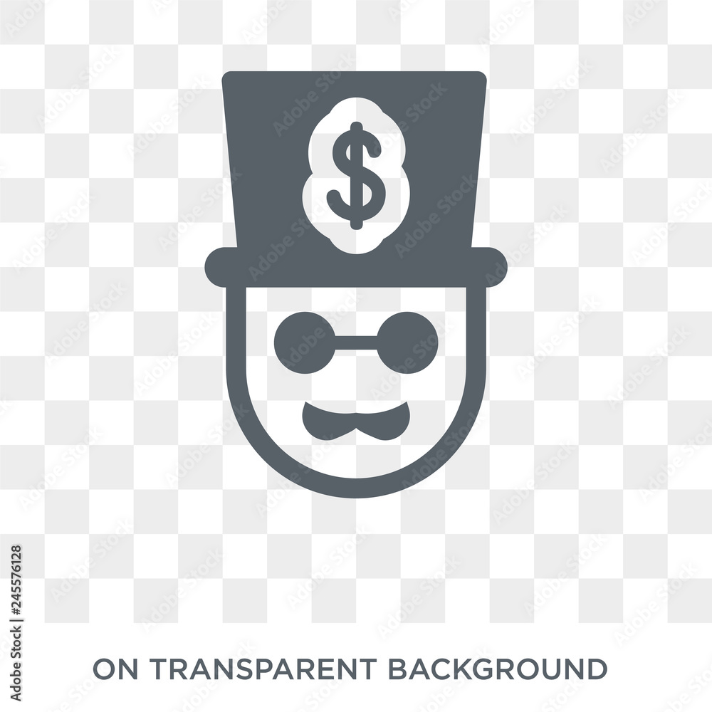 Monopoly icon. Trendy flat vector Monopoly icon on transparent ...