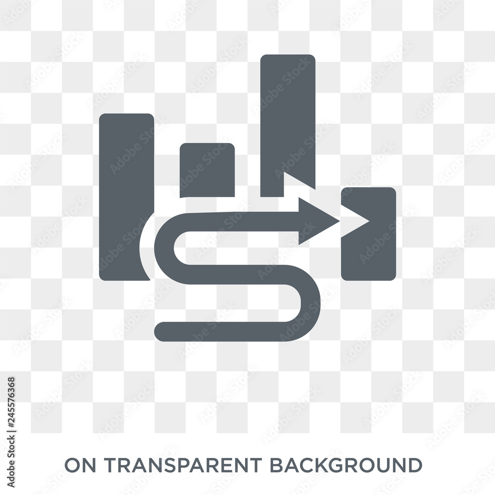 Interim icon. Trendy flat vector Interim icon on transparent background ...