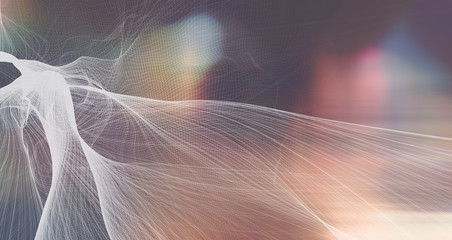 Network technology concept blurred abstract gradient background