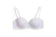 © somemeans - White bra flat lay. Fashion concept. Isolate on white background.