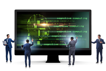 cognitive computing and machine learning concept