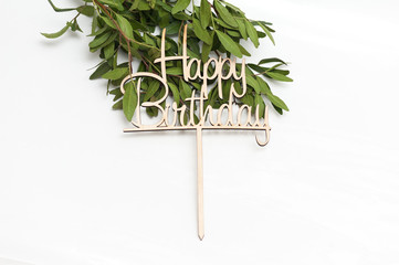 Canvas Print - Topper for birthday party