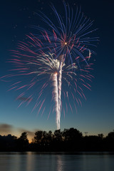 Fireworks on the Illinois River