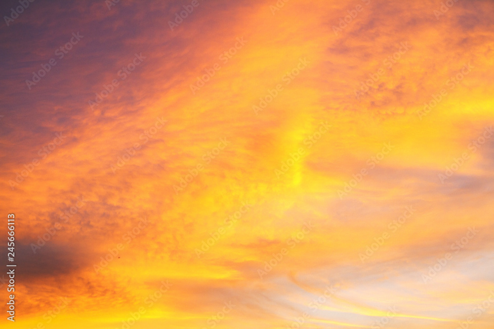 Colorfui morning sky - obrazy, fototapety, plakaty 