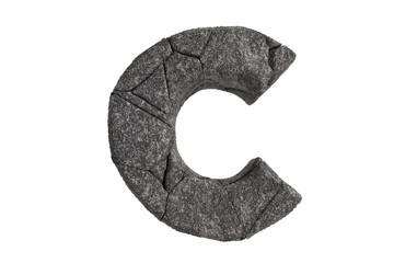 Fototapete - Hi Resolution A-Z Stone Texture Text Series For Sort By Up to you	