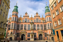 Academy Of Fine Arts Great Armory With Amazing Facade, Gdansk, Poland