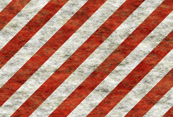 Wall Mural - red and white warning stripes 