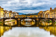 Ponte Vecchio and Ponte Santa Trinita, Florence, Italy