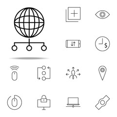 Poster - net icon. business icons universal set for web and mobile