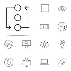 Poster - compound icon. business icons universal set for web and mobile