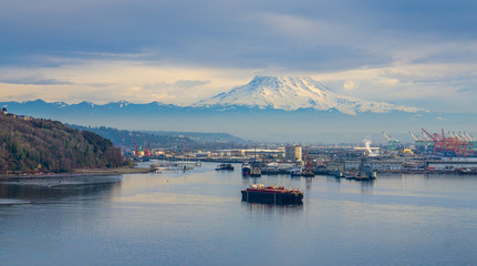 Wall Mural - Tacoma Port Scene 2