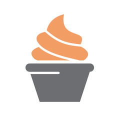 Poster - Cake icon on white background for graphic and web design, Modern simple vector sign. Internet concept. Trendy symbol for website design web button or mobile app