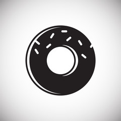 Poster - Gonut icon on white background for graphic and web design, Modern simple vector sign. Internet concept. Trendy symbol for website design web button or mobile app