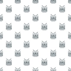 Poster - Drum pattern vector seamless repeat for any web design