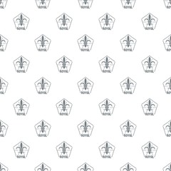 Poster - Fleur pattern vector seamless repeat for any web design