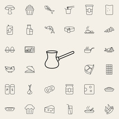 Poster - coffee brewing cup icon. Food icons universal set for web and mobile