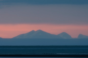 Kenai Mtns & Cook Inlet from Kenai Fjords Nat Park;  Alaska