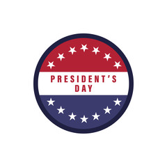 Poster - President's day 2 colored icon. Simple blue and red element illustration. President's day concept symbol design from USA election set