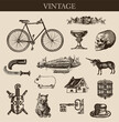 Vintage Victorian objects collection