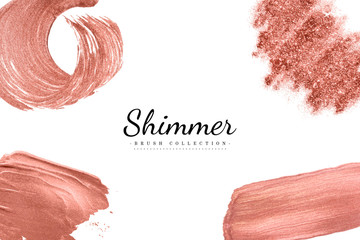 Poster - Pink brush strokes collection