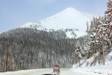 winter mountain landscape