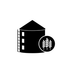 Canvas Print - Silos storage icon or logo