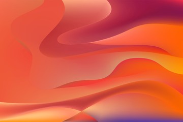 Wavy and minimal geometric of modern background template. Dynamic and Trendy gradient shapes composition. Abstract and Creative wallpaper. Bright Liquid and Colorful Fluid.