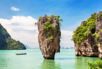 Wall Mural - Famous James Bond island near Phuket