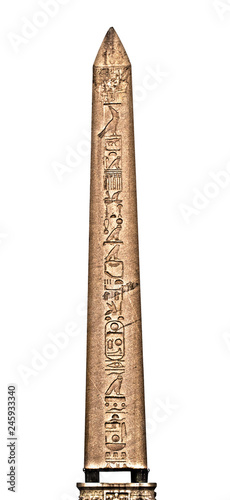 Cuadros en Lienzo Obelisk of Theodosius (Dikilitas) with hieroglyphs in Sultanahmet Square, Istanbul, Turkey