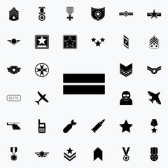 Aufkleber - military epaulettes icon. Army icons universal set for web and mobile