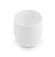 White Ceramic Cup On White Background
