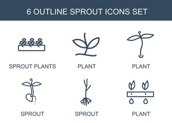 Poster - sprout icons