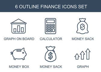 Poster - finance icons