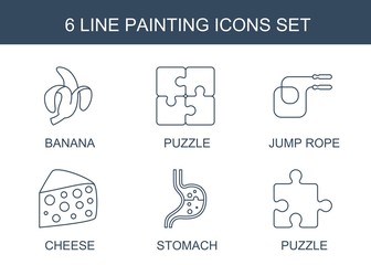 Aufkleber - 6 painting icons