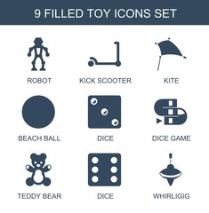 Poster - 9 toy icons