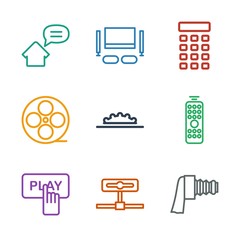Poster - 9 video icons