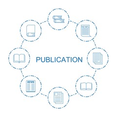 Poster - 8 publication icons