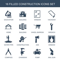 Poster - 16 construction icons
