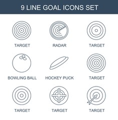 Poster - 9 goal icons