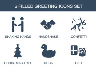 Poster - greeting icons