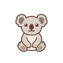Cute Cartoon Koala