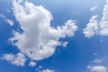 blue sky background with a tiny clouds