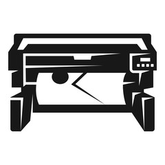 Poster - Photo printer icon. Simple illustration of photo printer vector icon for web design isolated on white background