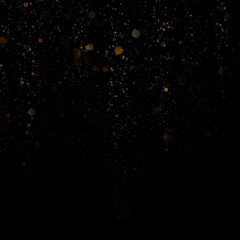 Wall Mural - Glitter defocused lights on black background. EPS 10