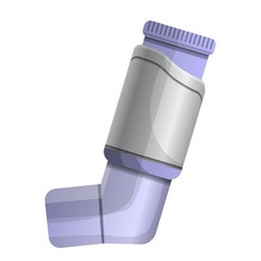 Poster - Asthma inhaler icon. Cartoon of asthma inhaler vector icon for web design isolated on white background