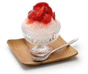 kakigori, japanese shaved ice dessert