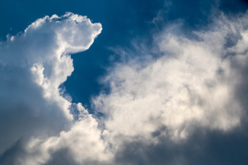 the clouds
